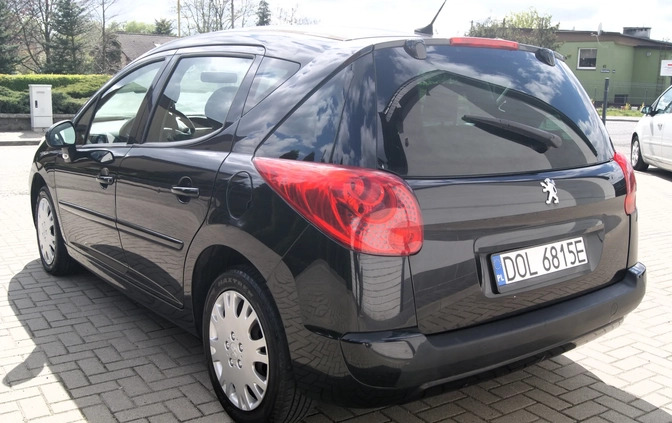 Peugeot 207 cena 9900 przebieg: 244000, rok produkcji 2008 z Syców małe 352